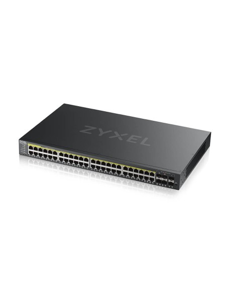 Zyxel GS2220-50HP-EU0101F switch Gestionado L2 Gigabit Ethernet (10 100 1000) Energía sobre Ethernet (PoE) Negro