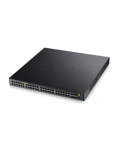 Zyxel GS3700-48HP Gestionado L2+ Gigabit Ethernet (10 100 1000) Energía sobre Ethernet (PoE) Negro