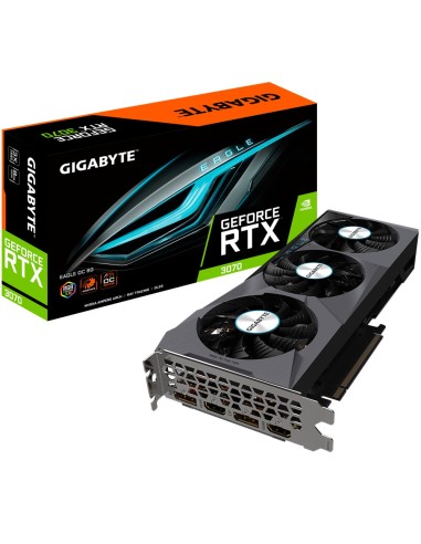 Gigabyte Eagle GeForce RTX 3070 OC 8GB GDDR6 DLSS Negra (2.0)