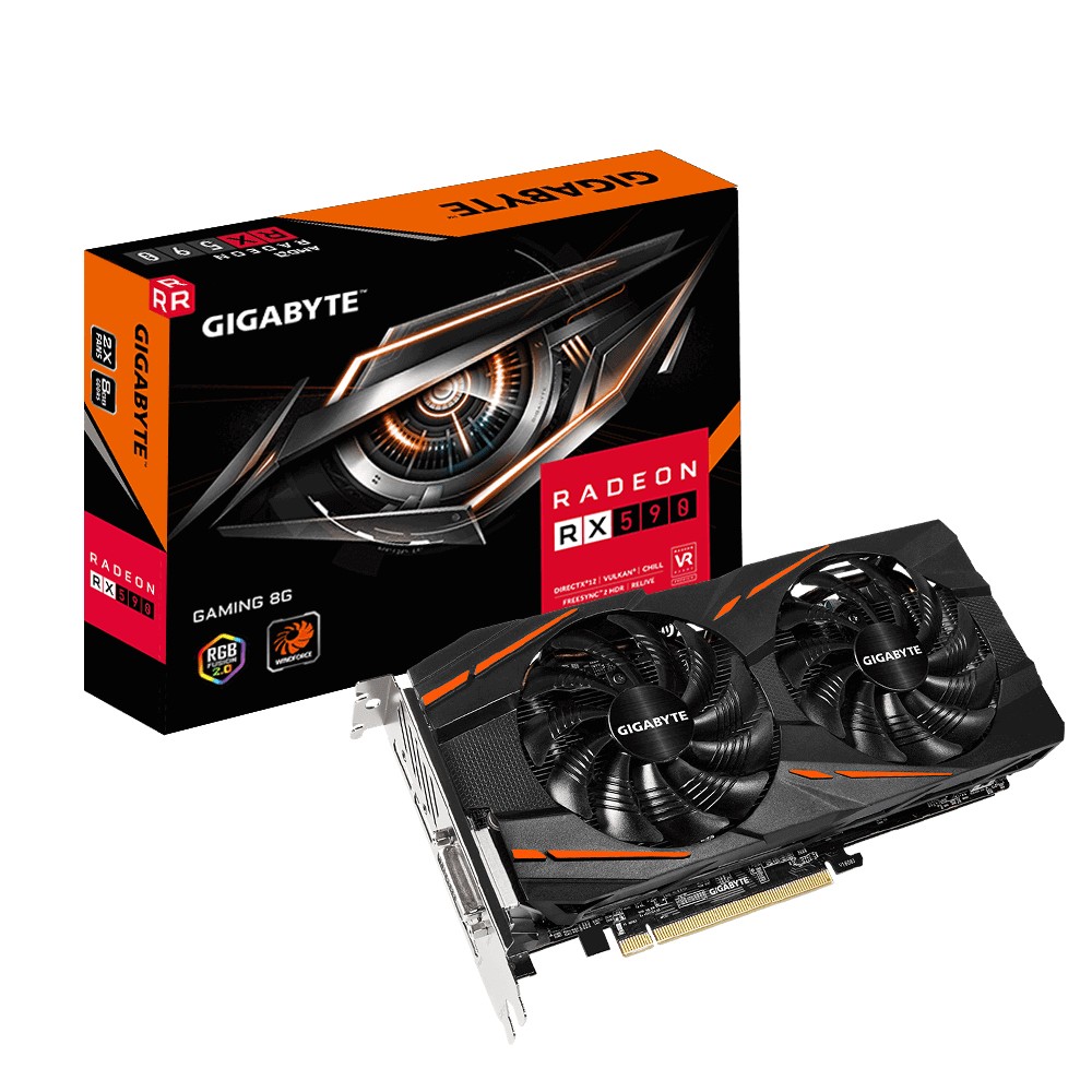 Gigabyte GV-RX590GAMING-8GD AMD Radeon RX 590 GB GDDR5