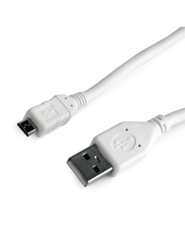 iggual IGG312193 cable USB 1,8 m A Micro-USB B Macho Blanco