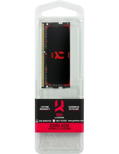 Goodram IR-2400S464L15S 8G módulo de memoria 8 GB 1 x 8 GB DDR4 2400 MHz