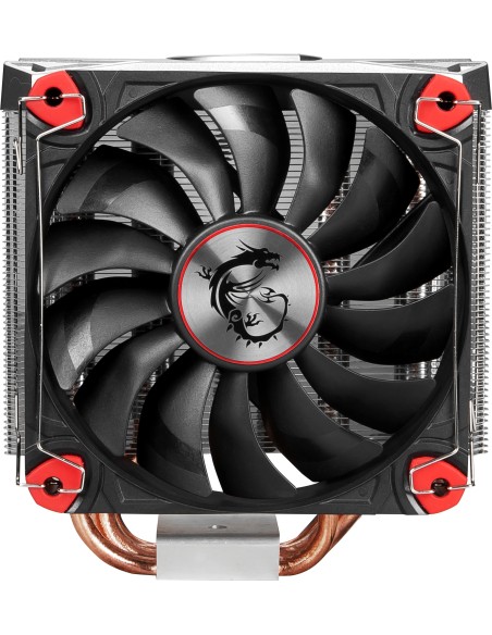 MSI Core Frozr S Conjunto de chips Enfriador 12 cm Negro, Rojo, Acero inoxidable