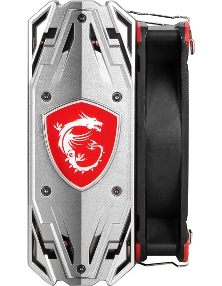 MSI Core Frozr S Conjunto de chips Enfriador 12 cm Negro, Rojo, Acero inoxidable