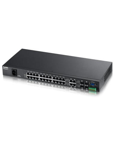 ZyXEL MES3500-24 Gestionado L2 Fast Ethernet (10 100) Negro