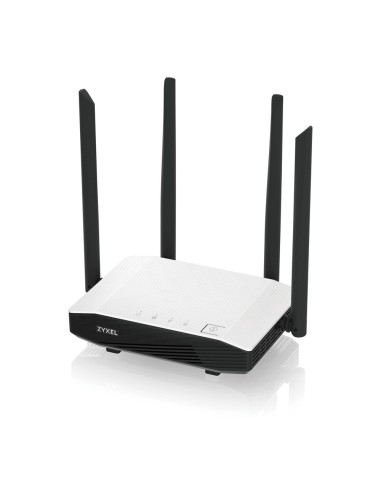 Zyxel NBG6615 router inalámbrico Gigabit Ethernet Doble banda (2,4 GHz   5 GHz) Negro, Blanco