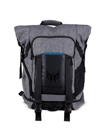 Acer Predator PBG6A1 mochila Poliéster Negro   Gris