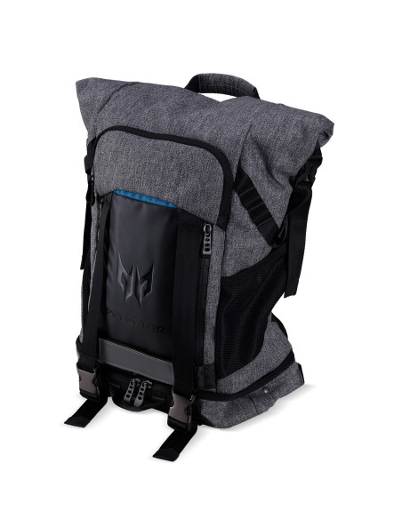 Acer Predator PBG6A1 mochila Poliéster Negro   Gris