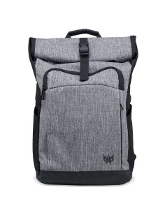 Acer Predator Rolltop Jr. mochila Poliéster Negro, Gris