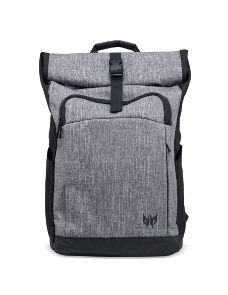 Acer Predator Rolltop Jr. mochila Poliéster Negro, Gris