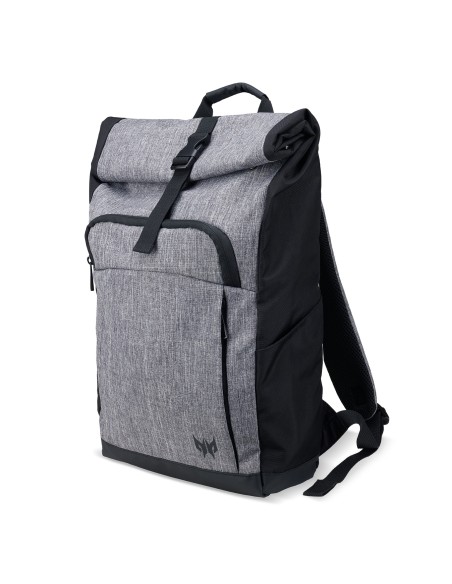 Acer Predator Rolltop Jr. mochila Poliéster Negro, Gris