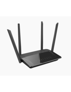 D-Link AC1200 Dual Band router inalámbrico Doble banda (2,4 GHz   5 GHz) Gigabit Ethernet Negro