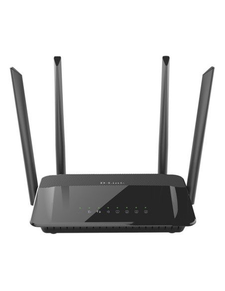 D-Link AC1200 Dual Band router inalámbrico Doble banda (2,4 GHz   5 GHz) Gigabit Ethernet Negro