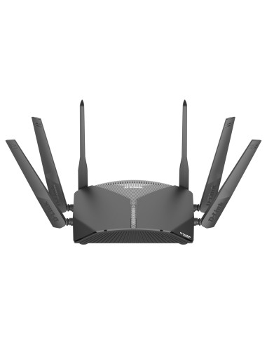 D-Link DIR-3060 router inalámbrico Tribanda (2,4 GHz 5 GHz 5 GHz) Gigabit Ethernet Negro