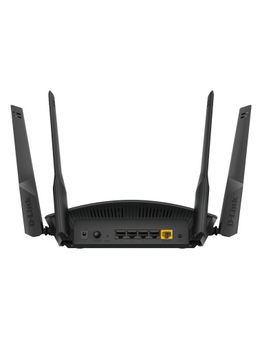 D-Link DIR-X1860 router inalámbrico Gigabit Ethernet Doble banda (2,4 GHz   5 GHz) Negro
