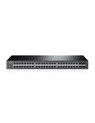 TP-LINK T1600G-52TS (TL-SG2452) Gestionado L2+ Gigabit Ethernet (10 100 1000) Negro 1U