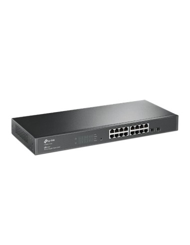 TP-LINK T1600G-18TS switch Gestionado L2+ Gigabit Ethernet (10 100 1000) Negro
