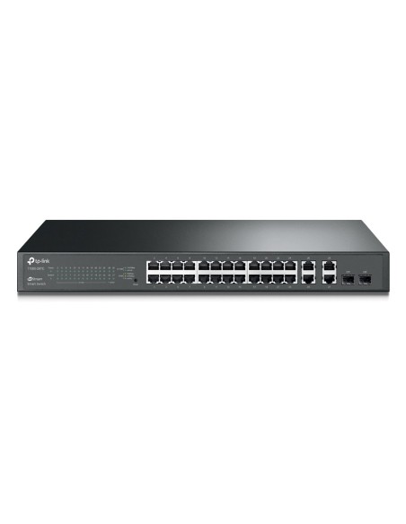 TP-LINK T1500-28TC switch Gestionado L2 Fast Ethernet (10 100) Negro