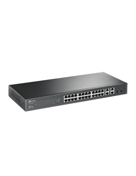 TP-LINK T1500-28TC switch Gestionado L2 Fast Ethernet (10 100) Negro