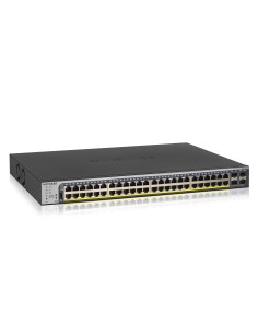Netgear GS752TP Gestionado L2 L3 L4 Gigabit Ethernet (10 100 1000) Energía sobre Ethernet (PoE) 1U Negro