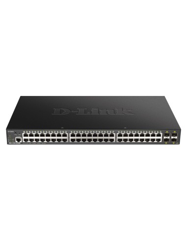 D-Link DGS-1250-52XMP switch Gestionado L3 Ninguno Energía sobre Ethernet (PoE) Negro
