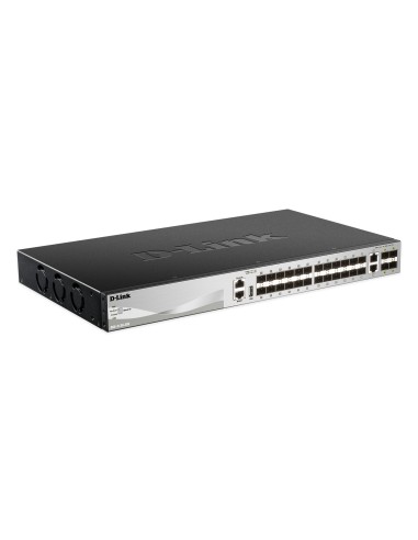 D-Link DGS-3130-30S Gestionado L3 10G Ethernet (100 1000 10000) Negro, Gris