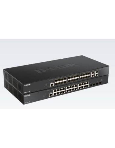 D-Link DXS-1210-28S switch Gestionado 10G Ethernet (100 1000 10000) 1U Negro