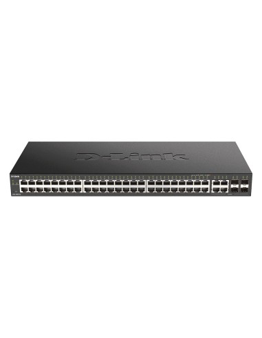 D-Link DGS-2000-52 switch Gestionado L2 L3 Gigabit Ethernet (10 100 1000) 1U Negro