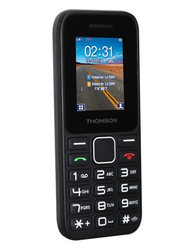 Thomson TLINK11 4,5 cm (1.77") Negro Teléfono básico