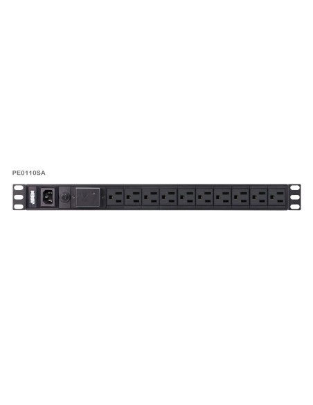 Aten PE0110SG unidad de distribución de energía (PDU) 10 salidas AC 1U Negro