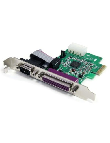 StarTech.com Adaptador Tarjeta PCI-Express un puerto Paralelo y un puerto Serie DB25 DB9 - UART16950