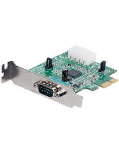 StarTech.com Tarjeta Adaptador PCI Express PCIe 1 Puerto Serie Perfil Bajo Low Profile Serial RS232 DB9 UART 16950