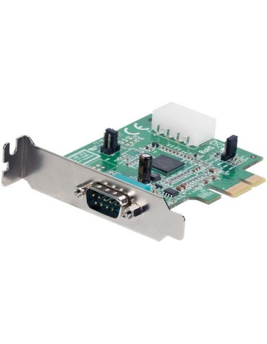 StarTech.com Tarjeta Adaptador PCI Express PCIe 1 Puerto Serie Perfil Bajo Low Profile Serial RS232 DB9 UART 16950