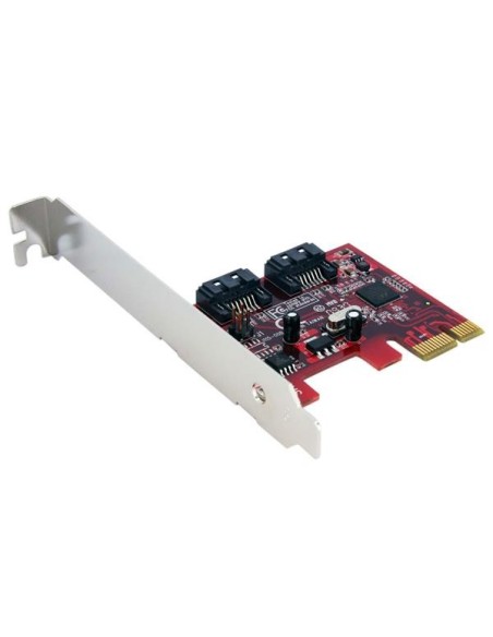 StarTech.com Tarjeta Adaptadora Controladora PCI Express PCIe 2 Puertos SATA Internos - SATA III