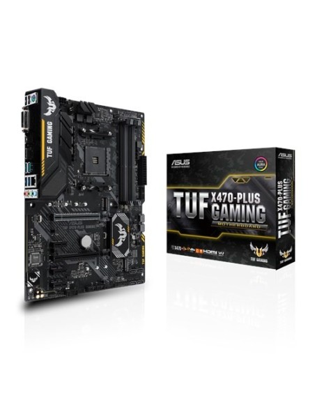 ASUS TUF X470-PLUS GAMING Zócalo AM4 AMD X470 ATX