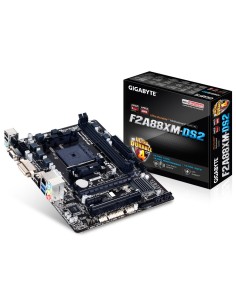 Gigabyte GA-F2A88XM-DS2 placa base AMD A88X Socket FM2+ micro ATX