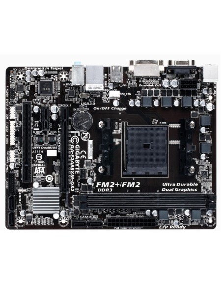 Gigabyte GA-F2A88XM-DS2 placa base AMD A88X Socket FM2+ micro ATX