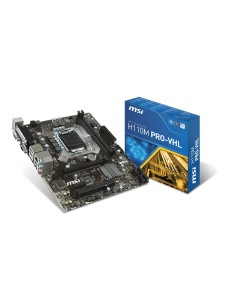 MSI H110M PRO-VHL Intel® H110 LGA 1151 (Zócalo H4) micro ATX