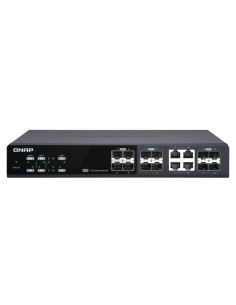 QNAP QSW-M1204-4C switch Gestionado 10G Ethernet (100 1000 10000) Negro