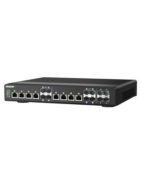 QNAP QSW-IM1200-8C switch Gestionado L2 Ninguno Negro