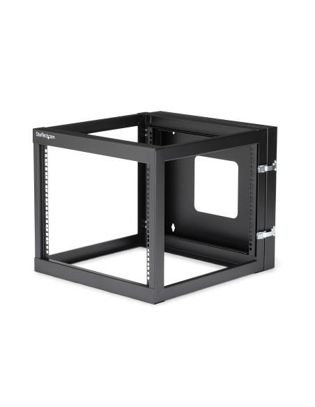 StarTech.com Rack de Acero de Marco Abierto de Pared 8U 22in Pulgadas de Profundidad con Bisagra