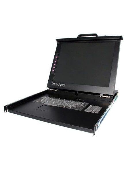 StarTech.com Consola de 1U y Pantalla de 19 Pulgadas con USB y PS 2 para Rack