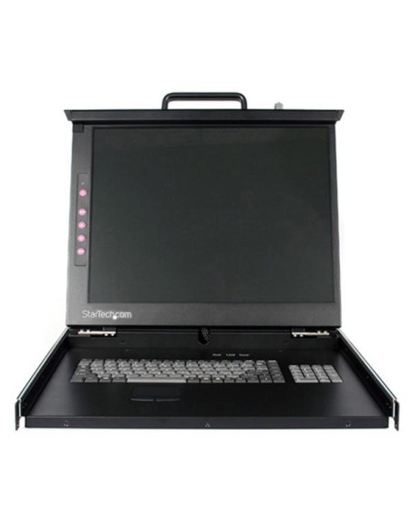 StarTech.com Consola de 1U y Pantalla de 19 Pulgadas con USB y PS 2 para Rack