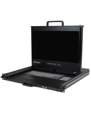 StarTech.com Consola KVM 1U con pantalla de 17 pulgadas 1080p para rack
