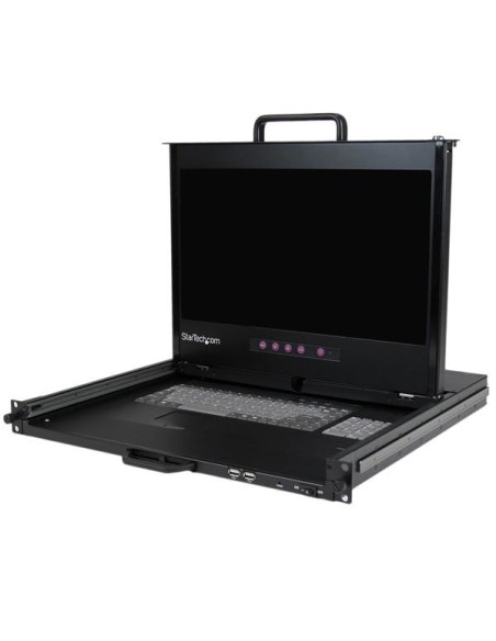 StarTech.com Consola KVM 1U con pantalla de 17 pulgadas 1080p para rack