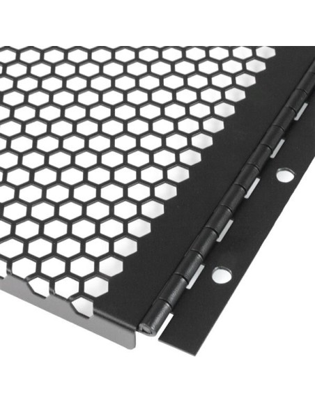 StarTech.com Panel Ciego Ventilado 6U con Bisagra - Panel de Relleno para Rack