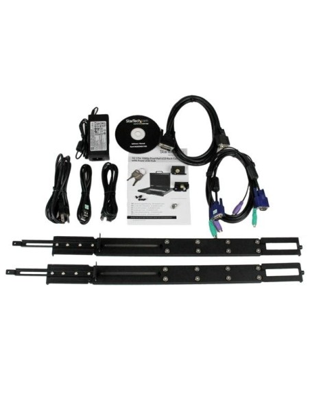 StarTech.com Consola KVM 1U con pantalla de 17 pulgadas 1080p para rack