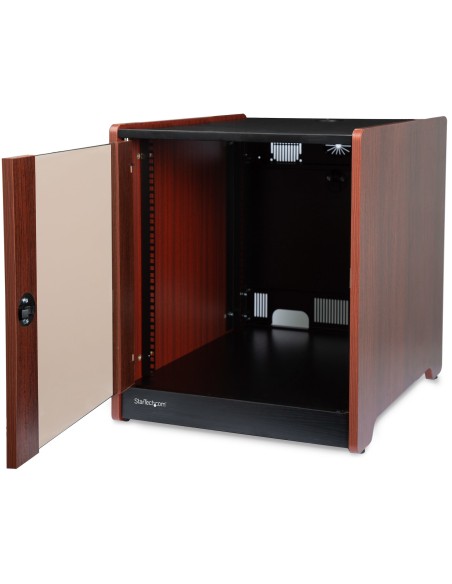 StarTech.com Rack Armario de Servidores de 12U Rodamientos y Acabados de Madera