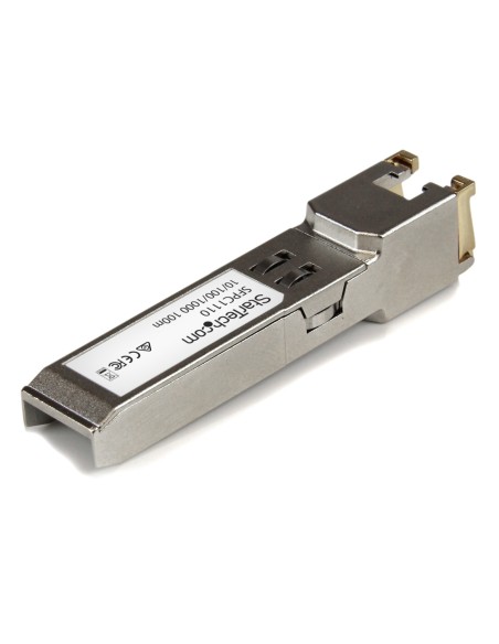 StarTech.com Módulo SFP Compatible con Cisco SFP-GE-T - Transceptor de Cobre RJ45 1000BASE-T - SFPC1110