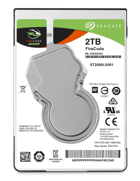 Seagate FireCuda 2.5" 2.5" 2000 GB Serial ATA III